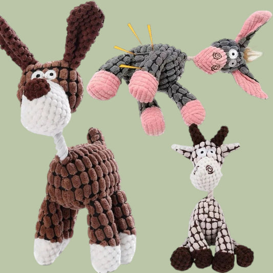 Robustes quietschendes Eselspielzeug